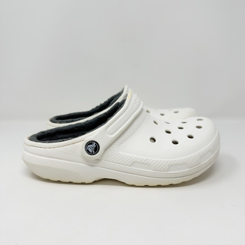 Crocs Fleece Lined Slip On Clogs